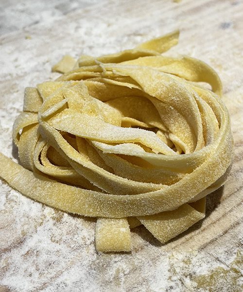 Tagliatelle fatte in casa