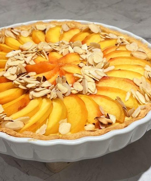 Crostata ricotta e pesche