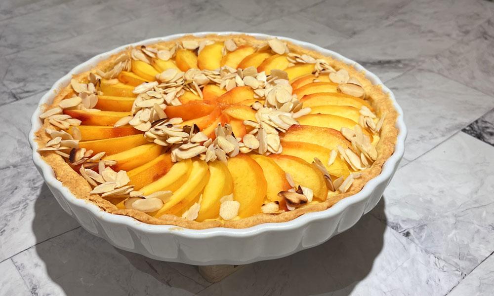 Crostata ricotta e pesche